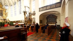 Loučení s kardinálem Dukou v kostele Všech svatých (13.11.2025)