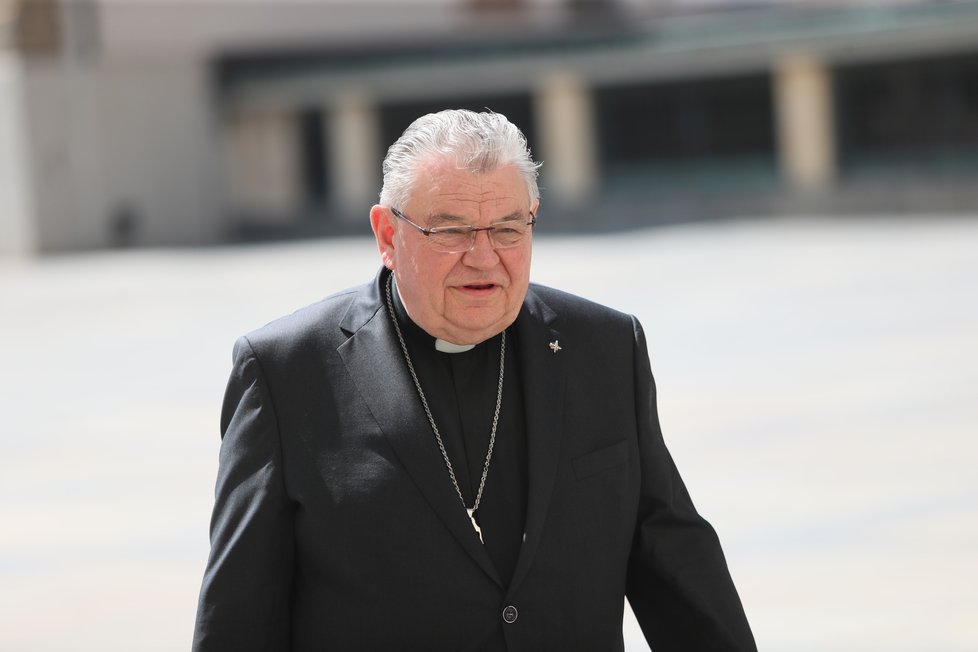 Kardinál Dominik Duka na oslavě 80. narozenin Václav Klause (18.6.2021)