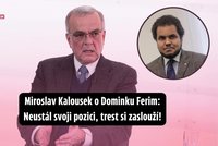 Kalousek o Ferim pro Blesk: Neustál svoji pozici, trest si zaslouží!