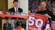 Oslava 50. narozenin legendárního brankáře Dominika Haška