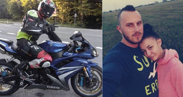 Dominik (†23) se zabil na motorce, jeho žena čeká dvojčata! Nečekané gesto policie