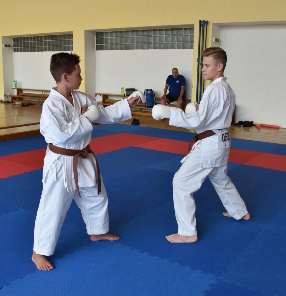 Dominik s parťákem Markem (13), který je také velkou nadějí.