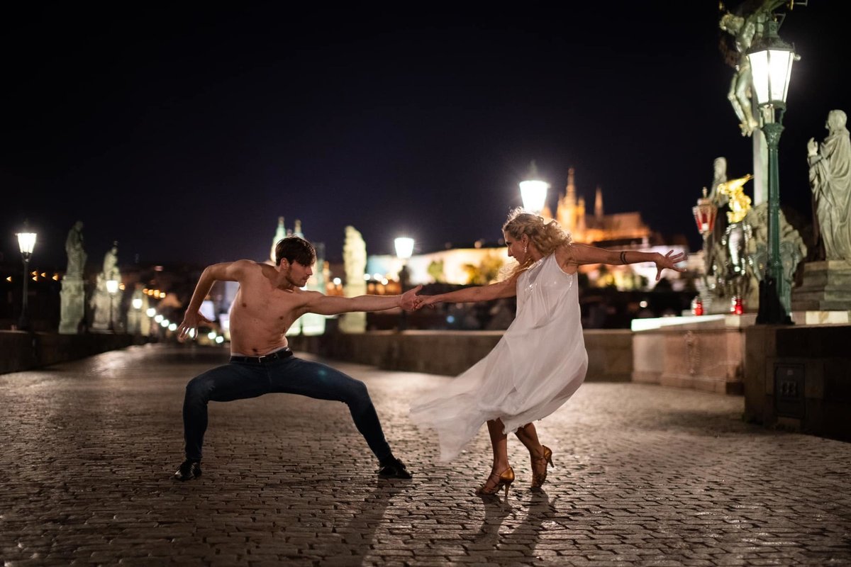 Dominik Vodička a Eva Krejčířová natočili taneční videoklip. 