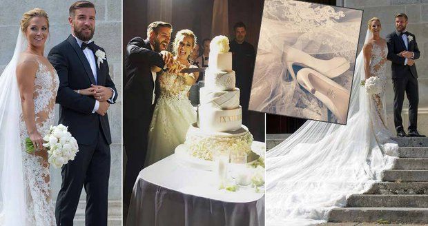 Detaily svatby tenistky Cibulkové: Nevěsta oděná v milionech, na ženichovi „šetřili“
