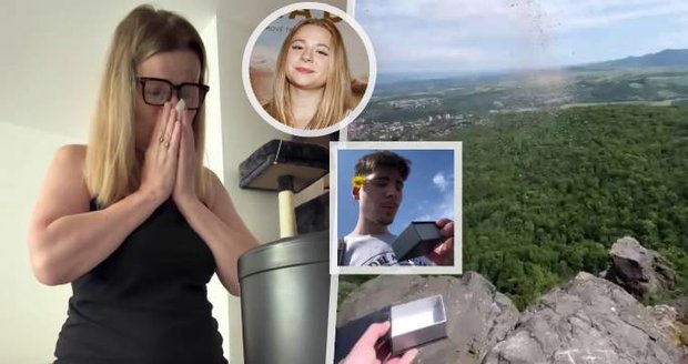 Nejbližší influencerky Míny rozprášili část jejího prachu