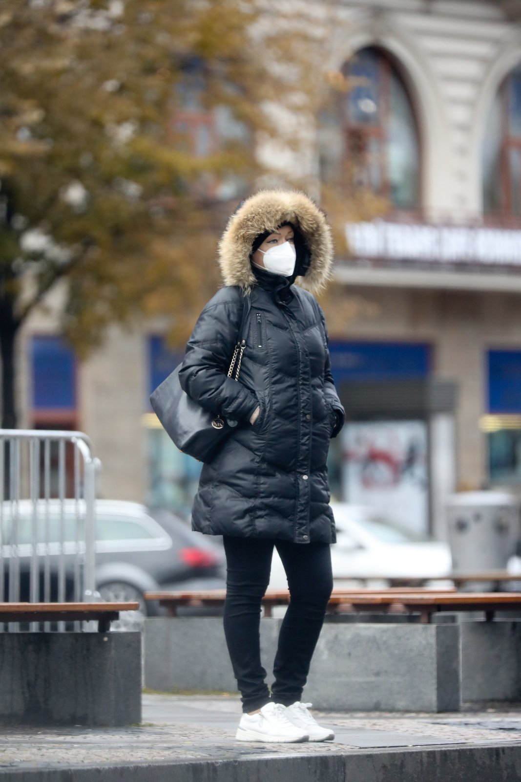 Dominika Gottová se na Václavském náměstí nechala testovat na covid.