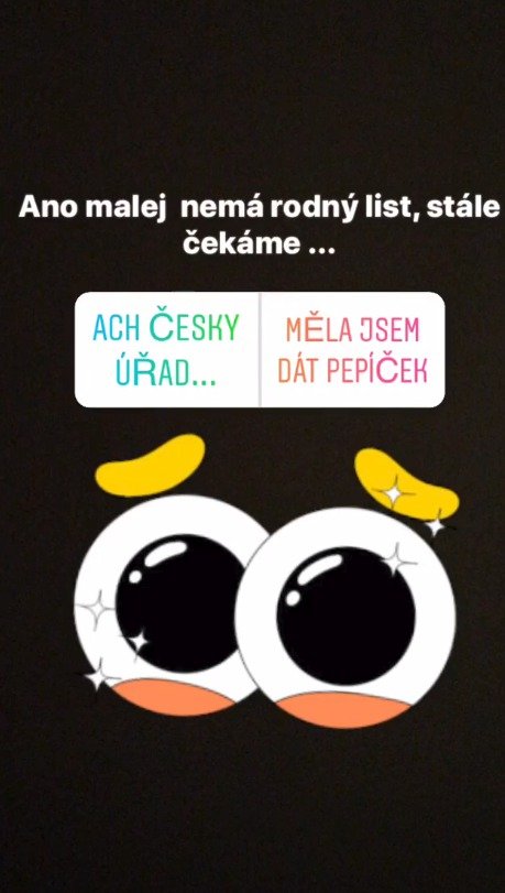 Dominika Mesarošová o jméně syna