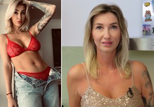 Dominika Mesarošová v sexy negližé