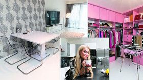 Růžové bydlení blogerky Dominiky Myslivcové.