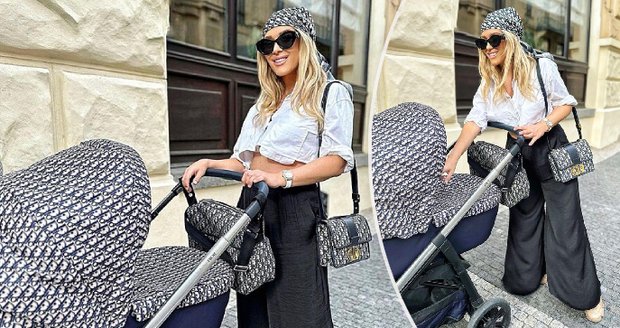Dominika Myslivcová miluje Dior. Milovat ho tak "musí" i její syn...