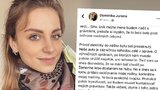 SuperStaristka Dominika Stará upozornila na nedodržování opatření: A začal teror!