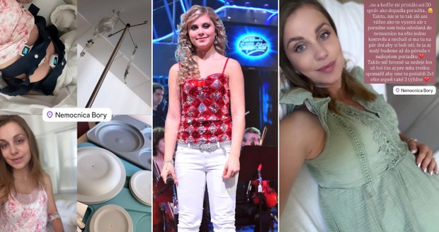 Dominika Stará byla krátce před porodem hospitalizována…
