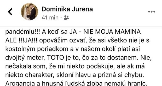 Dominika Stará šokovala výhružkami a ničením majetku kvůli stížnosti na nepovolenou aktivitu v nedaleké hale