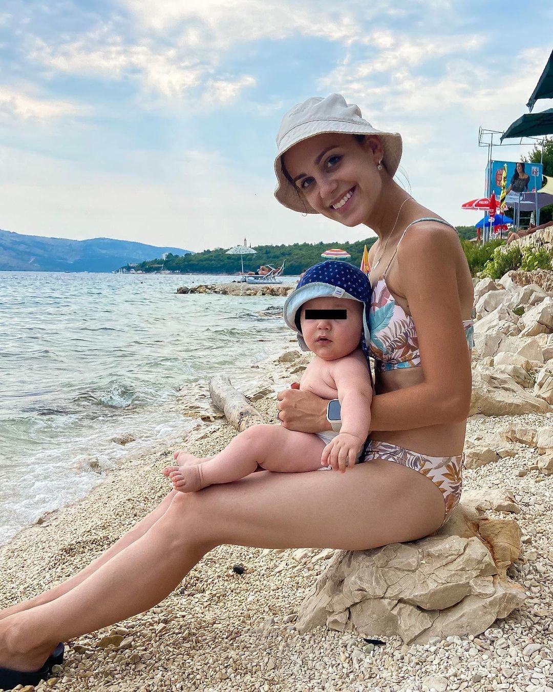 Hubeňoučká Dominika Stará na dovolené v Chorvatsku