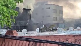 Mohutná exploze v Dominikánské republice (14.8.2023)