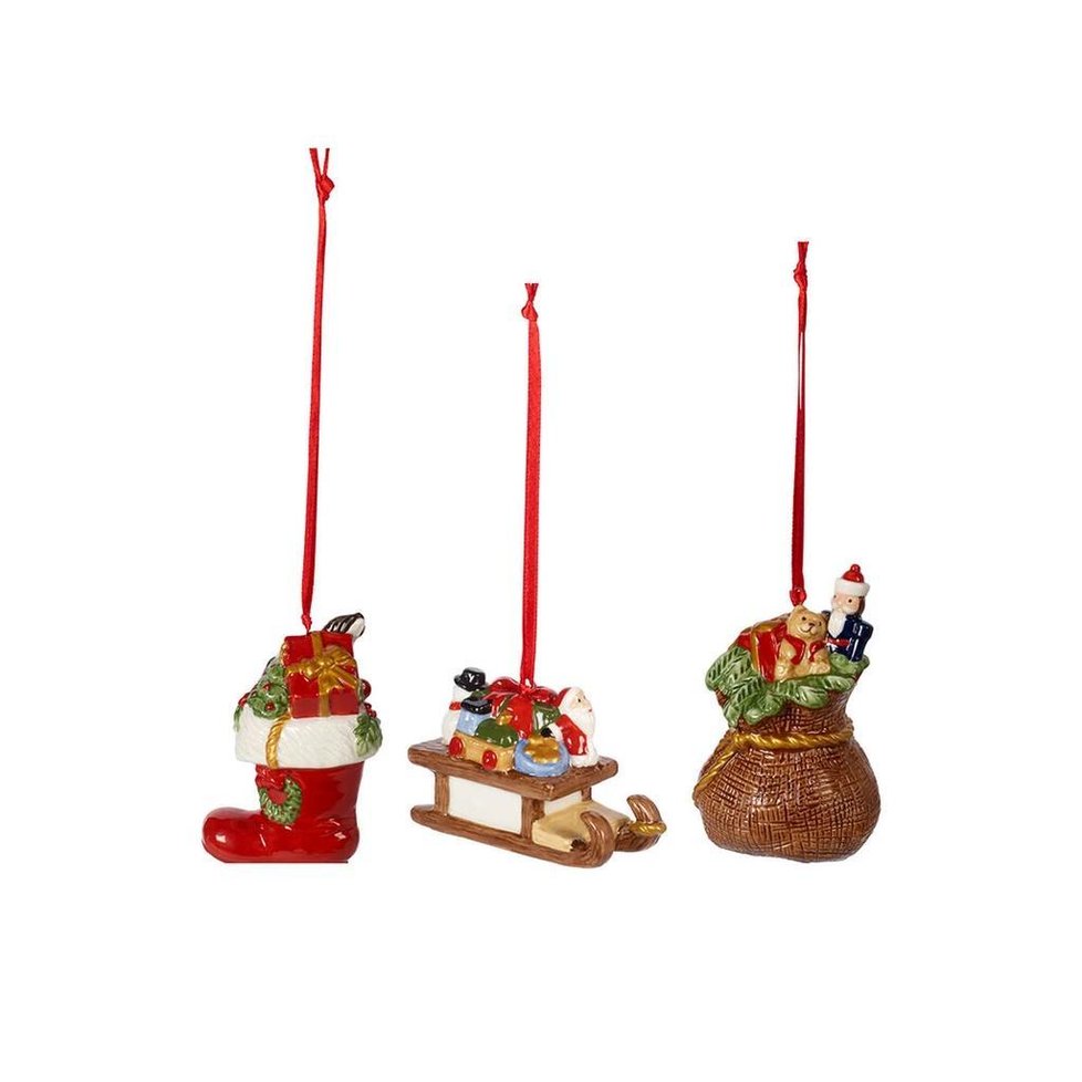 RETRO_Vánoční závěsná dekorace Nostalgic Ornaments, dárky, 890 Kč / 3 ks, homedesignshop.cz