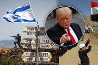 Trump šokoval Golanami pro Izrael. „Rozdává, co mu nepatří,“ schytal to z Íránu