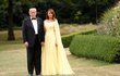 Donald Trump a Melania Trumpová na návštěvě Velké Británie. Setkali se s premiérkou Theresou Mayovou a jejím manželem Philipem 12.7. 2018