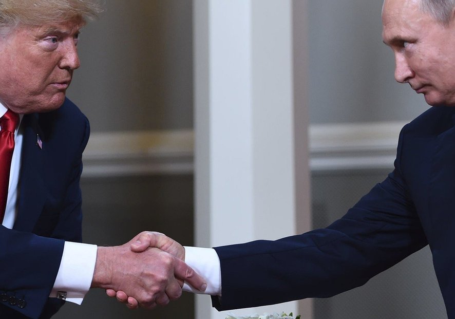 Donald Trump a Vladimír Putin