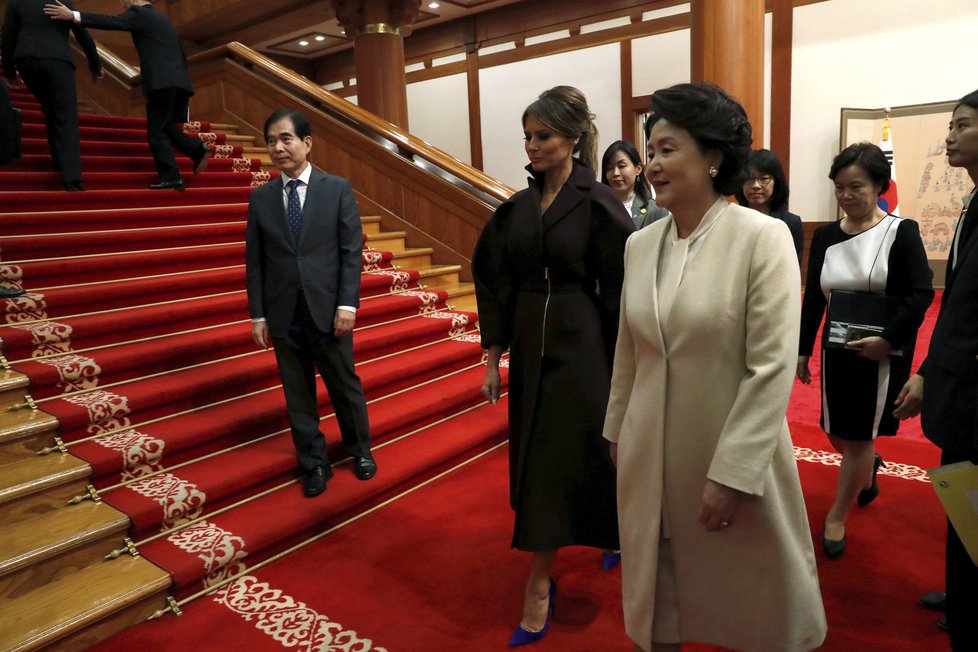 Melania Trumpová doprovodila do Jižní Koreje svého muže Donalda