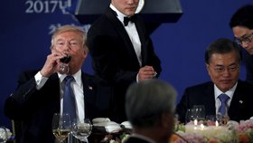 Prezident USA Donald Trump při návštěvě Jižní Koreje