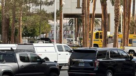 Před Trumpovým hotelem v Las Vegas vybuchl Muskův Cybertruck (1.1.2025).