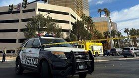 Před Trumpovým hotelem v Las Vegas vybuchl Muskův Cybertruck (1.1.2025).
