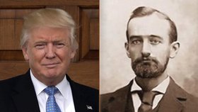 Donald Trump a dědeček Friedrich Trump