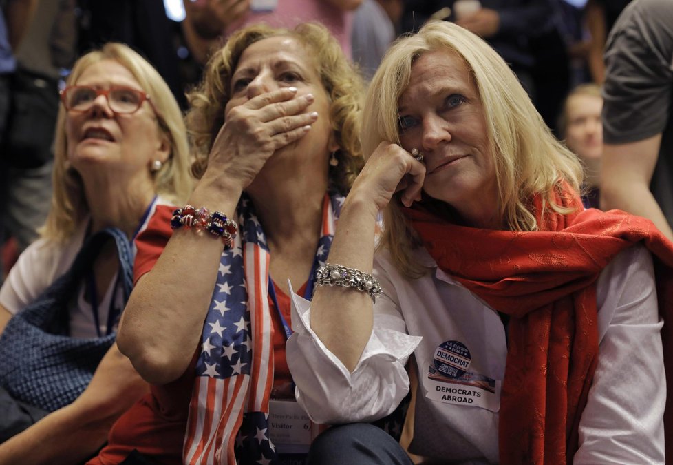 Radost příznivců Trumpa a zděšení u demokratů, tak zatím vypadají volby v USA.