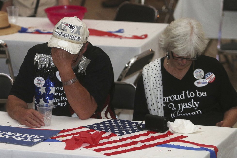 Radost příznivců Trumpa a zděšení u demokratů, tak zatím vypadají volby v USA