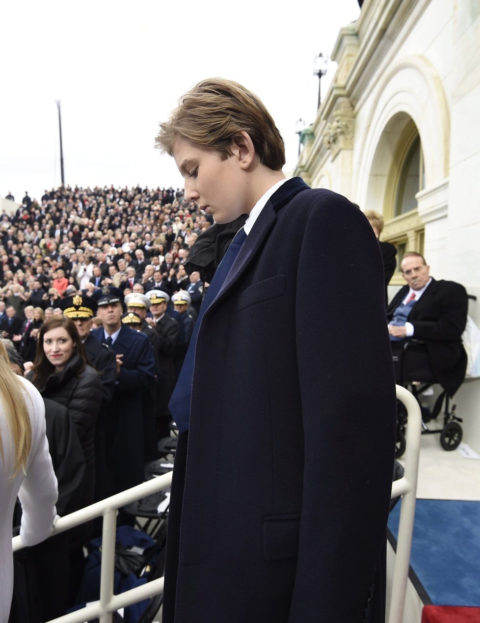 Baron Trump čeká na inauguraci svého otce, Donalda Trumpa.