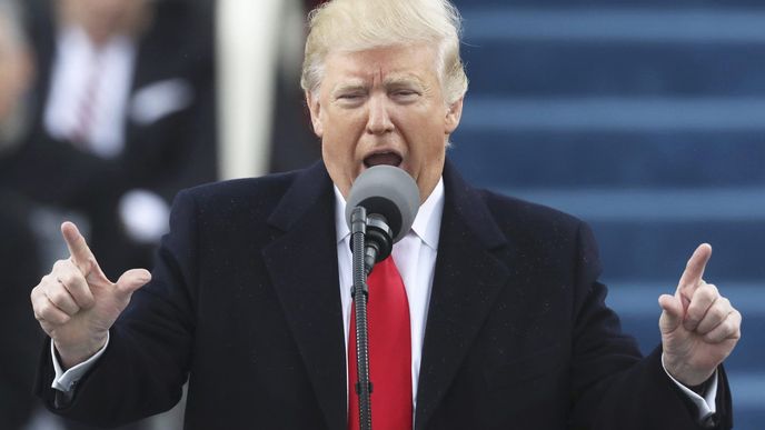 Donald Trump přednesl svoji první řeč ve funkci prezidenta Spojených států amerických
