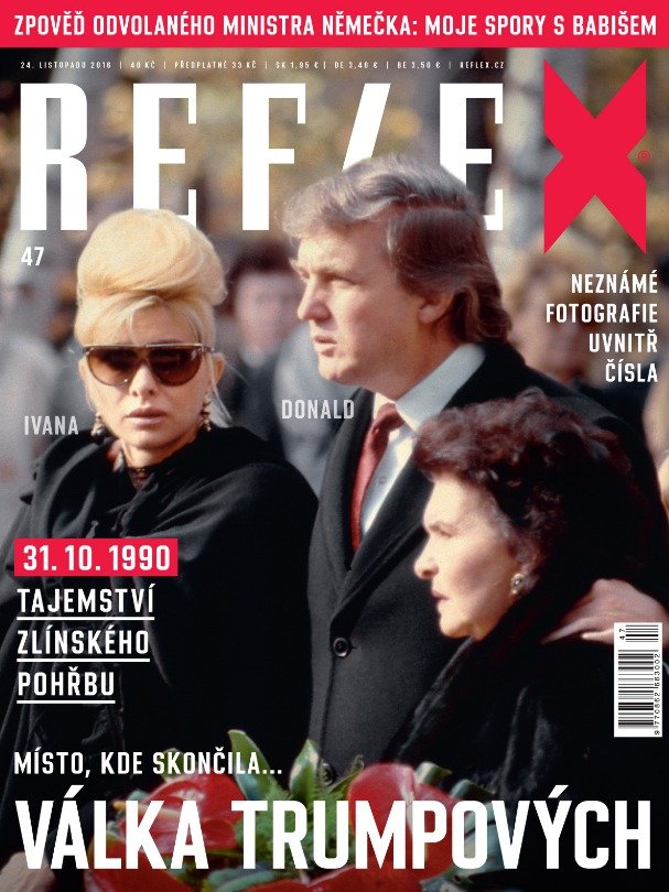 Aktuální vydaní časopisu Reflex přináší exkluzivní fotografie Jana Jindry z pohřbu Miloše Zelníčka.