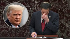 Emotivní jednání o impeachmentu Trumpa: Kongresman zmínil smrt, pak se rozplakal