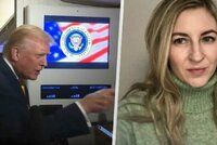 „Potichu, prase!“ Trump okřikl novinářku, která se ptala na Epsteina. Spisy míří na veřejnost