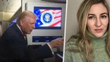 „Potichu, prase!“ Trump okřikl novinářku, která se ptala na Epsteina. Spisy míří na veřejnost