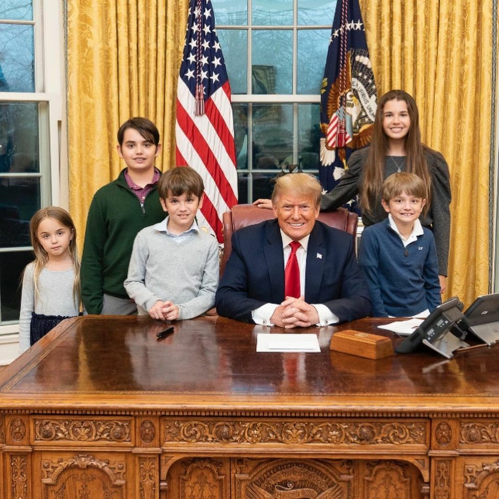 Donald Trump s vnoučaty
