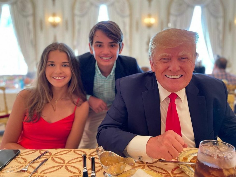 Donald Trump s vnoučaty