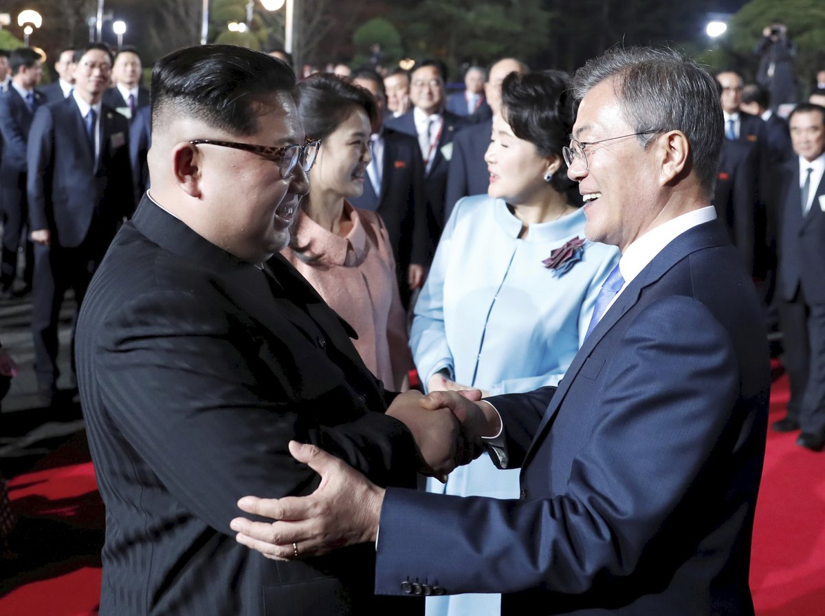 Severokorejský lídr zdraví toho jihokorejského.
