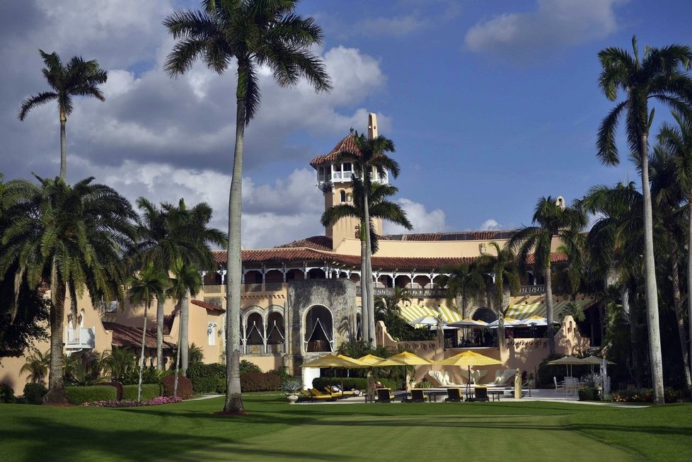 Trumpův klub v Mar-a-Lago v Palm Beach na Floridě.