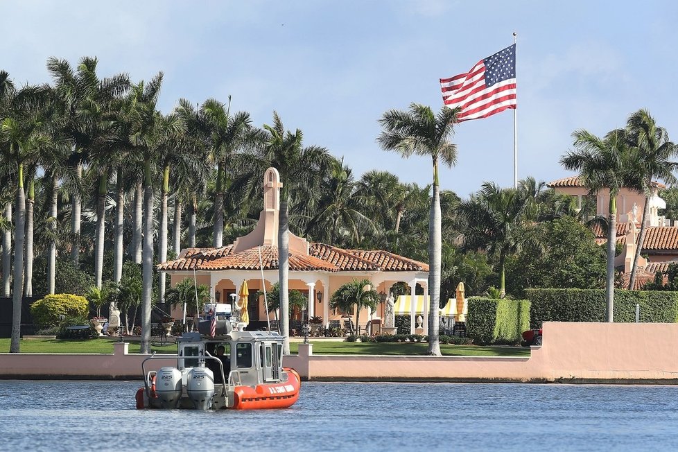 Trumpův klub v Mar-a-Lago v Palm Beach na Floridě.