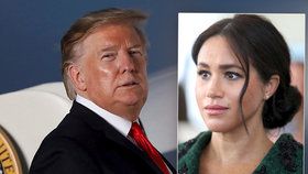 Prezidenta Trumpa kritika vévodkyně Meghan překvapila.