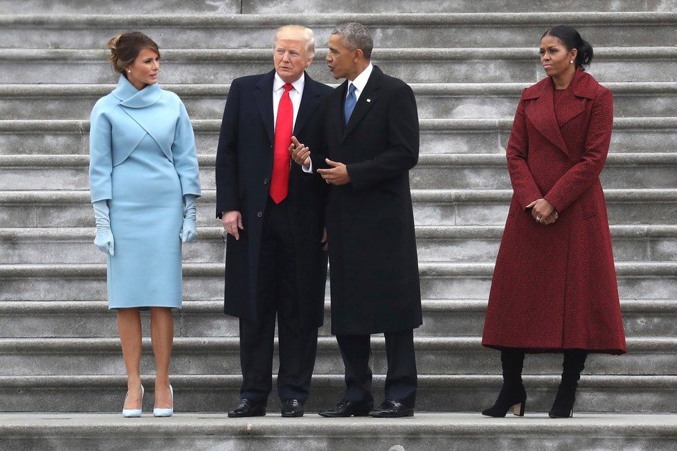 Inaugurační den Donalda Trumpa.