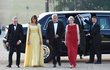 Donald Trump a Melania Trumpová na návštěvě Velké Británie. Setkali se s premiérkou Theresou Mayovou a jejím manželem Philipem 12.7. 2018