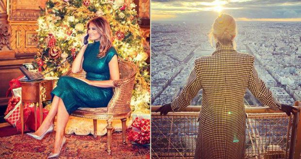 Vánoce u Trumpových: Melania střídala šaty, Ivanka vyměnila otce za Paříž