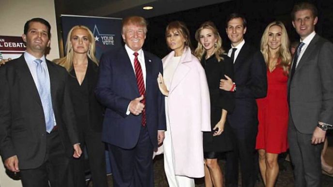 Rodina Donalda Trumpa rodina.