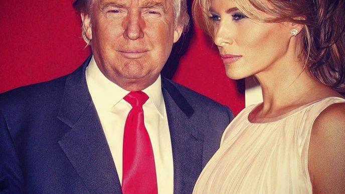 Donald Trump s manželkou Melanii. Donald Trump s manželkou Melanii.