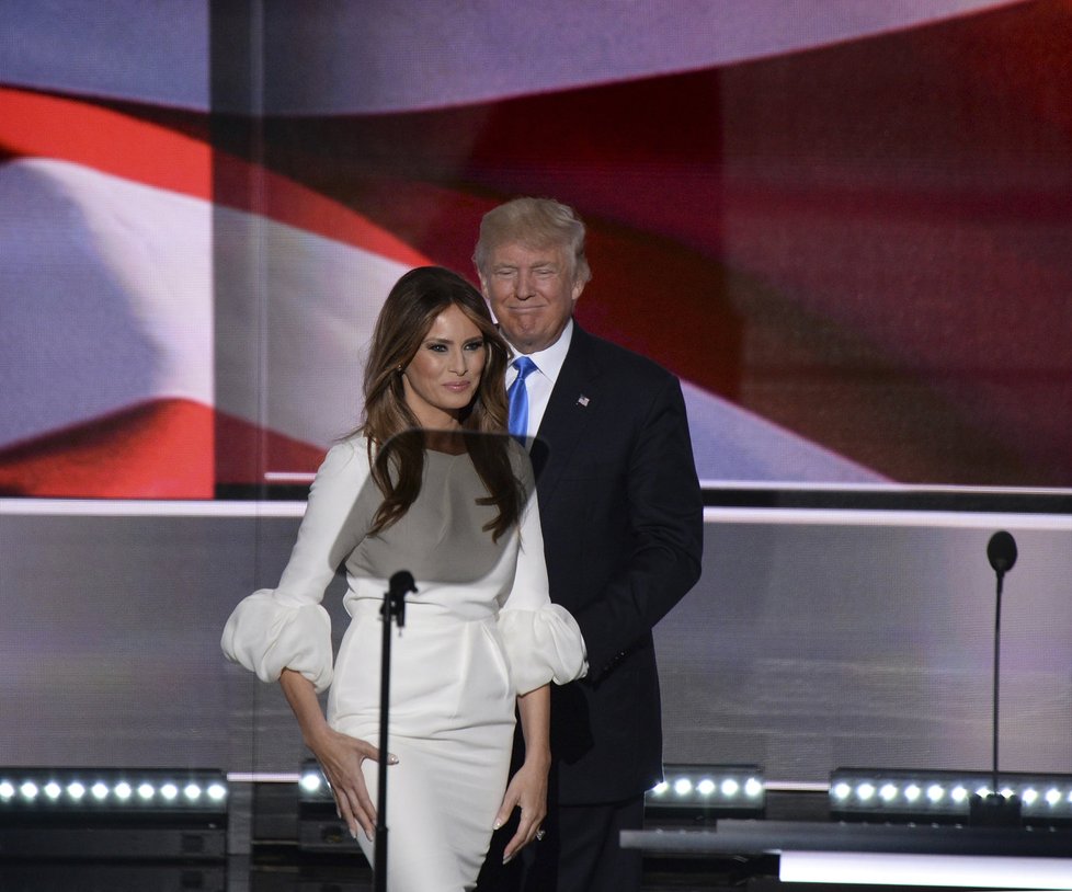 Donald Trump se ženou Melanií