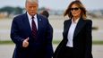 Americký prezident Donald Trump oznámil, že on a jeho žena Melanie nakazili koronavirem
