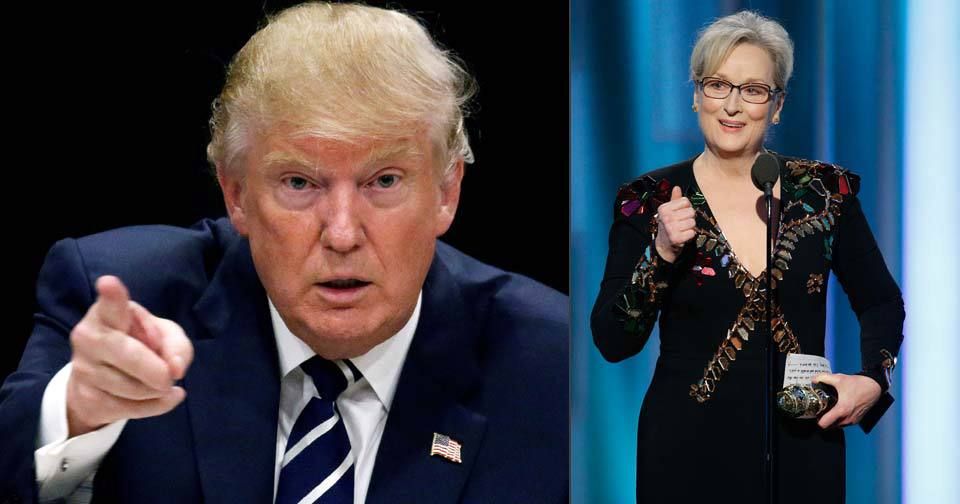 Herečka Meryl Streepová kritizovala Donalda Trumpa během své děkovné řeči na udílení cen Zlatého glóbu.